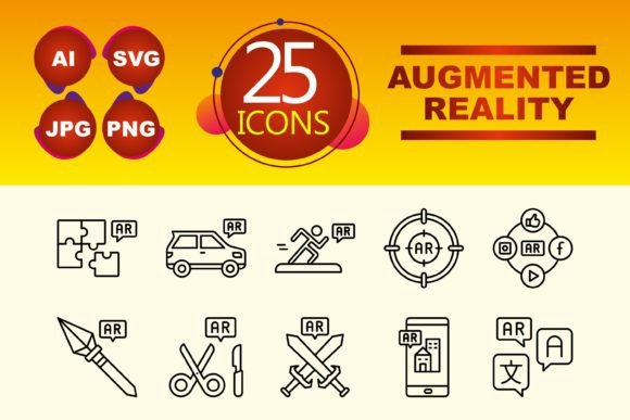 Augmented Reality Graphics and Icons
