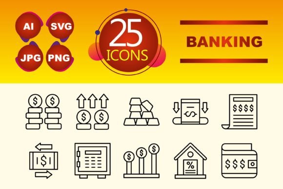 Banking Graphics and Icons for Local Business