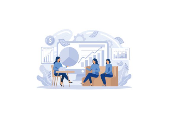 Financial Consultation Concept Graphics