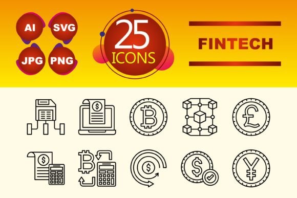 Fintech Graphics and Icons