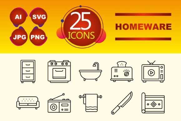 Homeware: Graphics and Icons for Modern Design