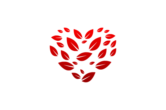 Leaf Love Graphic Design SVG for T-Shirt Designs