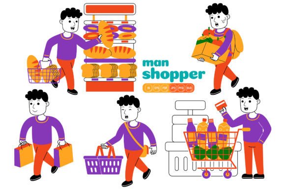 Man Shopper Vector Pack 01 Review