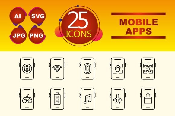 Mobile Apps Graphics and Icons