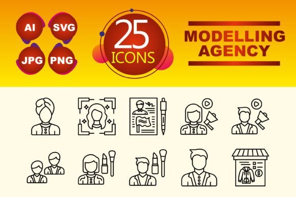Modelling Agency Graphics and Icons