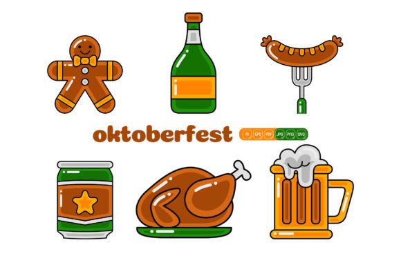 Oktoberfest Vector Pack 01: Graphics & Icons for Digital Sellers