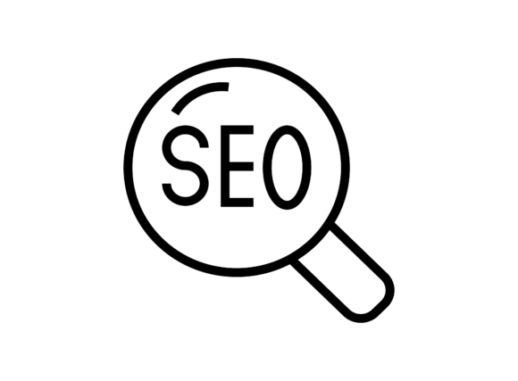 Seo Research Icon: Graphics and Icons for Digital Publishing