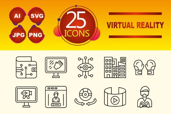 Virtual Reality Graphics and Icons